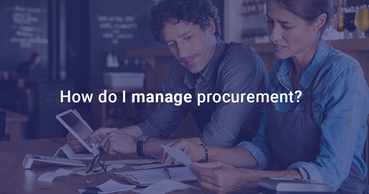How do I manage procurement?